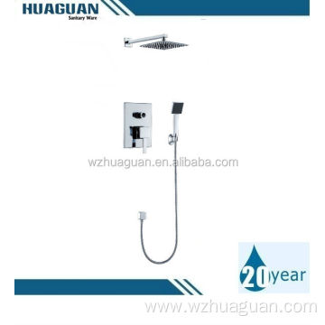 Wall concealed thermostatic shower